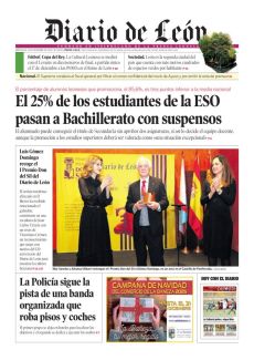 LUIS GÓMEZ DOMINGO RECOGE EL I PREMIO DON DEL SIL DEL DIARIO DE LEÓN